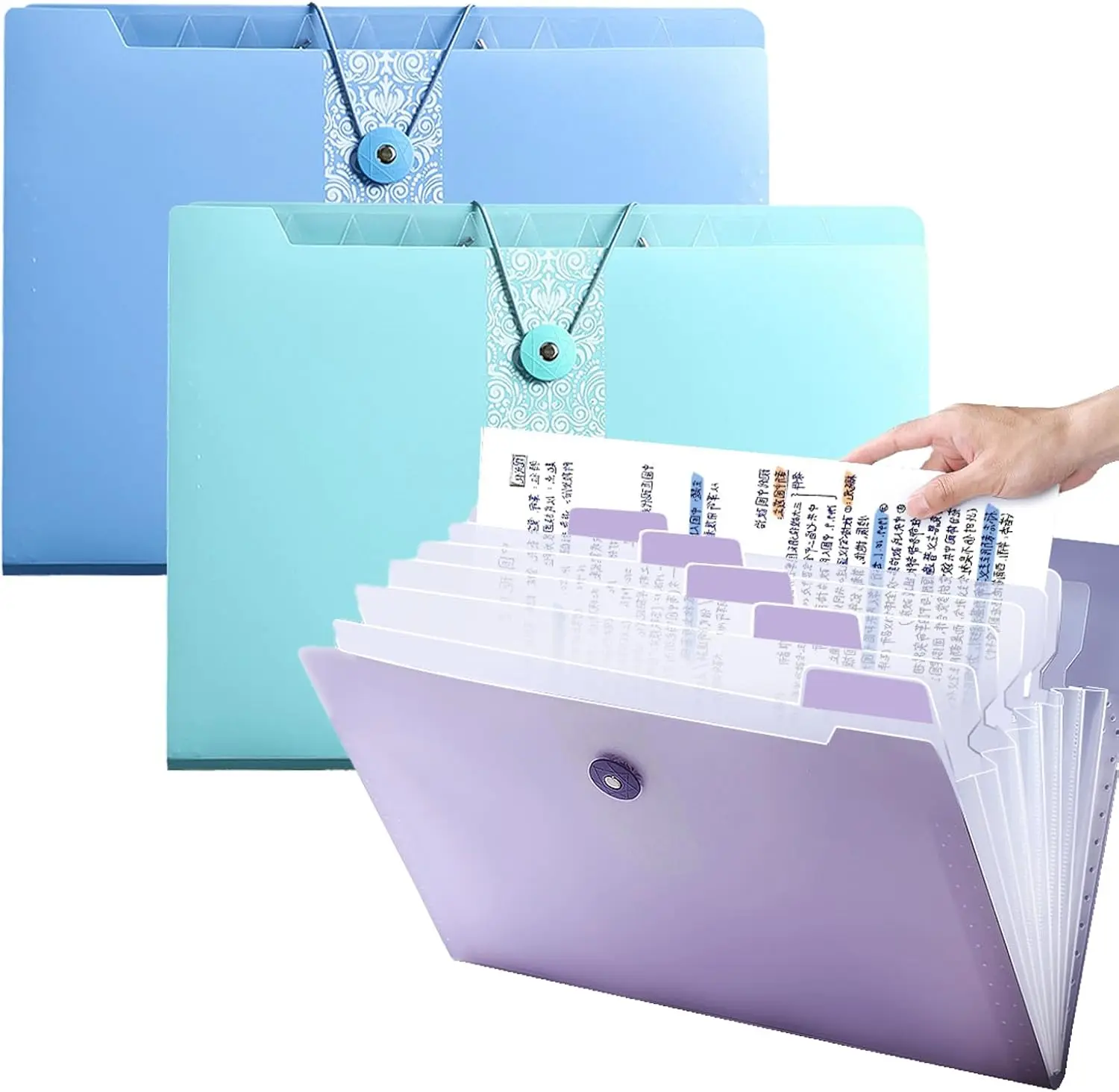12-Pocket Expanding File Folder, 3-Pack Waterproof Document Organizer for A4/Letter Size, Bills, Receipts & Tax Records
12-Pocket Expanding File Folder, 3-Pack Waterproof Document Organizer for A4/Letter Size, Bills, Receipts & Tax Records