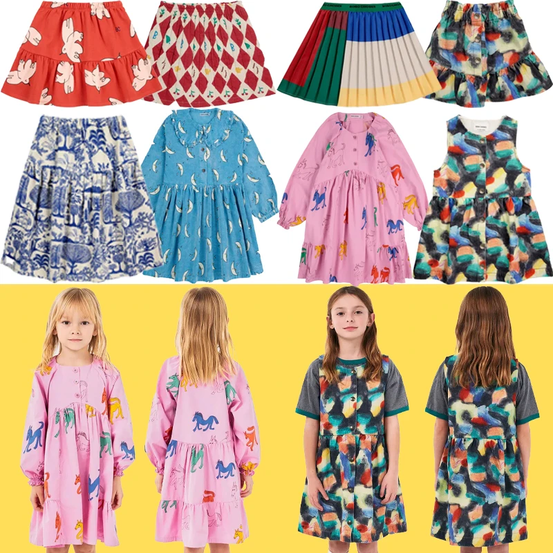 24 New Autumn Winter Children Clothes Dress Girl Printed Casual Half Skirt Baby Girl Cute Blue Dress Girls Children's Clothing
24 New Autumn Winter Children Clothes Dress Girl Printed Casual Half Skirt Baby Girl Cute Blue Dress Girls Children's Clothing