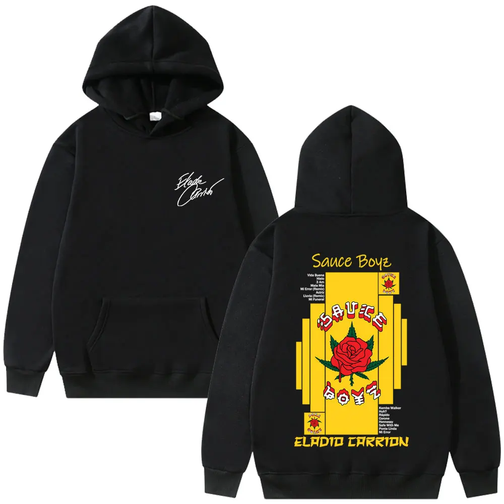 Rapper Eladio Carrion Hoodie Sauce Boyz Album Graphic Hooded Sweatshirt Men Women Hip Hop Fashion Oversized Hoodies Streetwear
Rapper Eladio Carrion Hoodie Sauce Boyz Album Graphic Hooded Sweatshirt Men Women Hip Hop Fashion Oversized Hoodies Streetwear