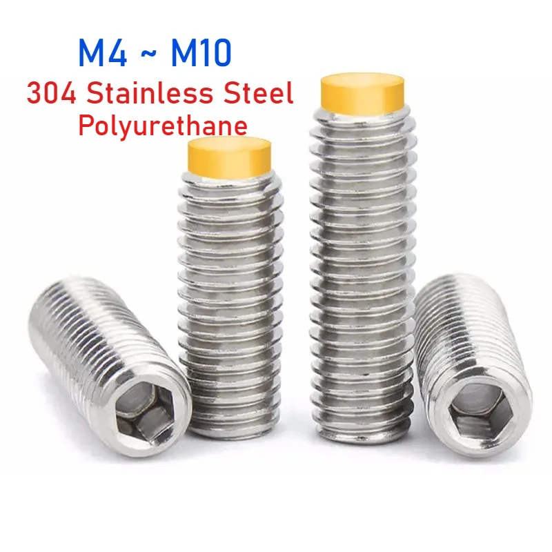 M4 M5 M6 M8 M10 304 Stainless Steel Hex Socket Polyurethane Dog Convex Point Tip Grub Headless Screw/Headless Bolt
M4 M5 M6 M8 M10 304 Stainless Steel Hex Socket Polyurethane Dog Convex Point Tip Grub Headless Screw/Headless Bolt