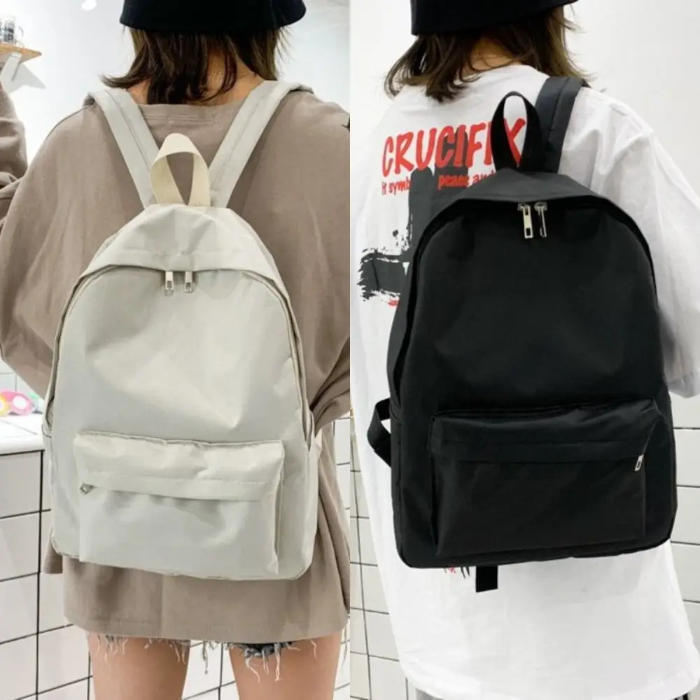 Casual Simple Solid Color Backpack Fashion Schoolbag School Bags Large Capacity Travel Backpack Book Bags Teenagers
Casual Simple Solid Color Backpack Fashion Schoolbag School Bags Large Capacity Travel Backpack Book Bags Teenagers
