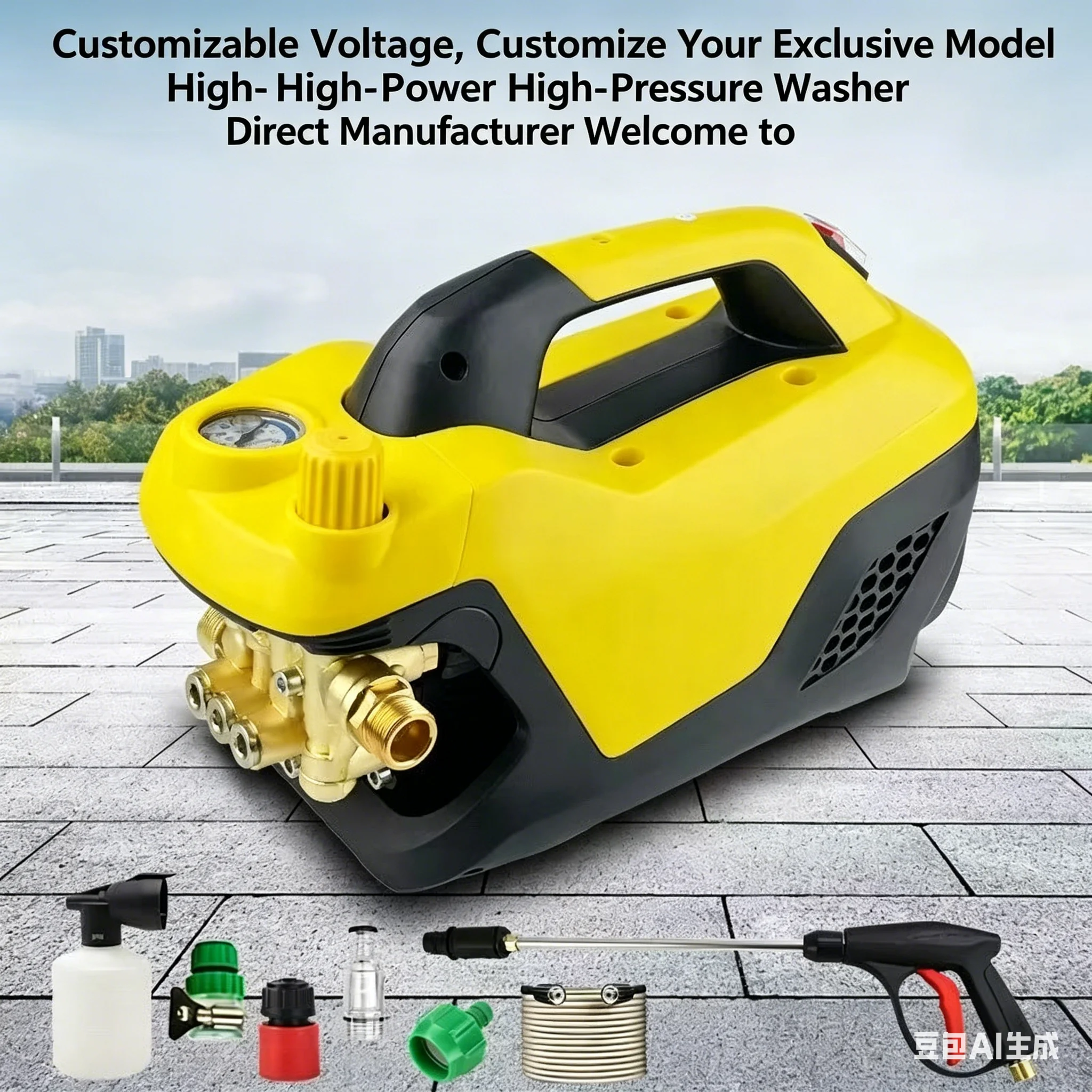 Adjustable Pressure Household Car Washing Machine 220V Small Automatic Induction Water Gun High Pressure Cleaning Tool Equipment
Adjustable Pressure Household Car Washing Machine 220V Small Automatic Induction Water Gun High Pressure Cleaning Tool Equipment