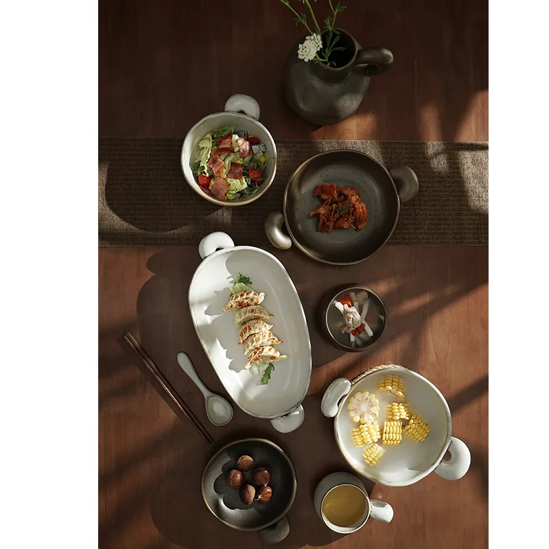 YFY ceramic rice bowl noodle bowl fish deep plate binaural single ear coffee cup drinking cup small spoon
YFY ceramic rice bowl noodle bowl fish deep plate binaural single ear coffee cup drinking cup small spoon