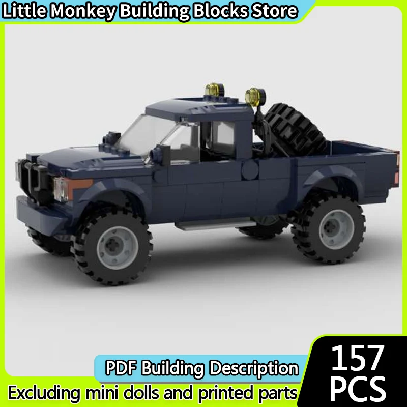 Модель скоростного гоночного автомобиля MOC, строительные кирпичи, гоночный пикап 4x4, модульная технология, детские праздничные подарки, сборные игрушки, костюм
Модель скоростного гоночного автомобиля MOC, строительные кирпичи, гоночный пикап 4x4, модульная технология, детские праздничные подарки, сборные игрушки, костюм