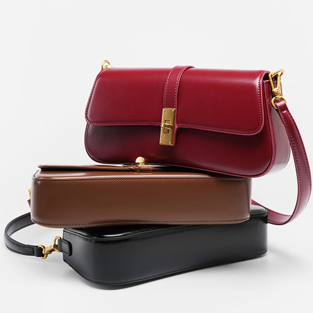 Women Genuine Leather Shoulder Bag Small Underarm Bag Casual Daybag Mini Purse Female Fashion Handbag Totes
Women Genuine Leather Shoulder Bag Small Underarm Bag Casual Daybag Mini Purse Female Fashion Handbag Totes