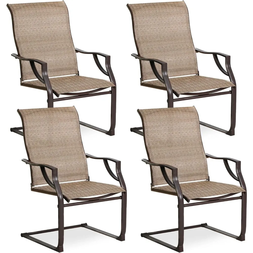 All-Weather Spring Motion Textile Patio Dining Chairs Set of 4 for Outdoor Lawn Garden Backyard
All-Weather Spring Motion Textile Patio Dining Chairs Set of 4 for Outdoor Lawn Garden Backyard