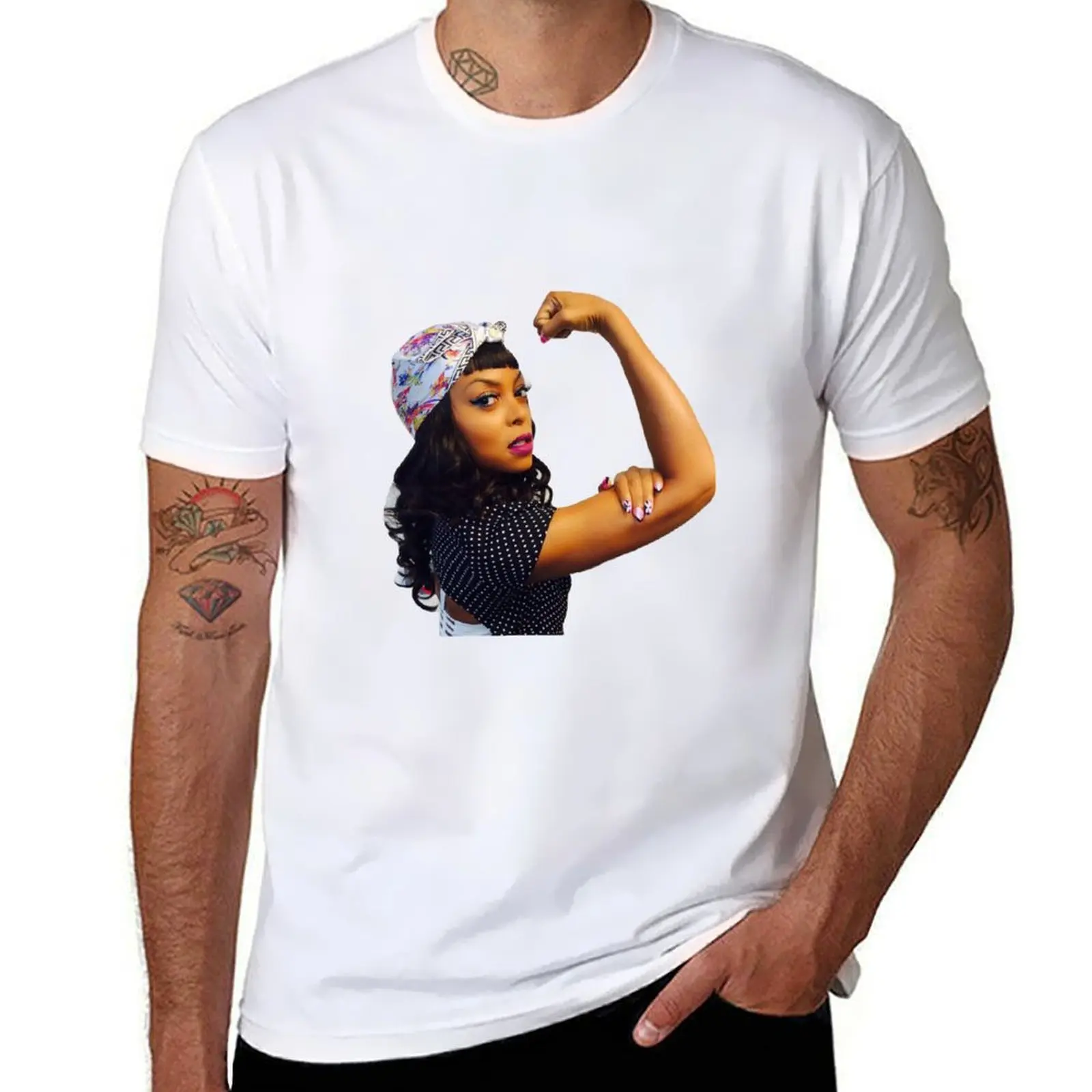 Taraji P. Henson - We Can Do It! T-Shirt t shirt man casual t shirt man designer printed t shirts for man T-Shirt
Taraji P. Henson - We Can Do It! T-Shirt t shirt man casual t shirt man designer printed t shirts for man T-Shirt