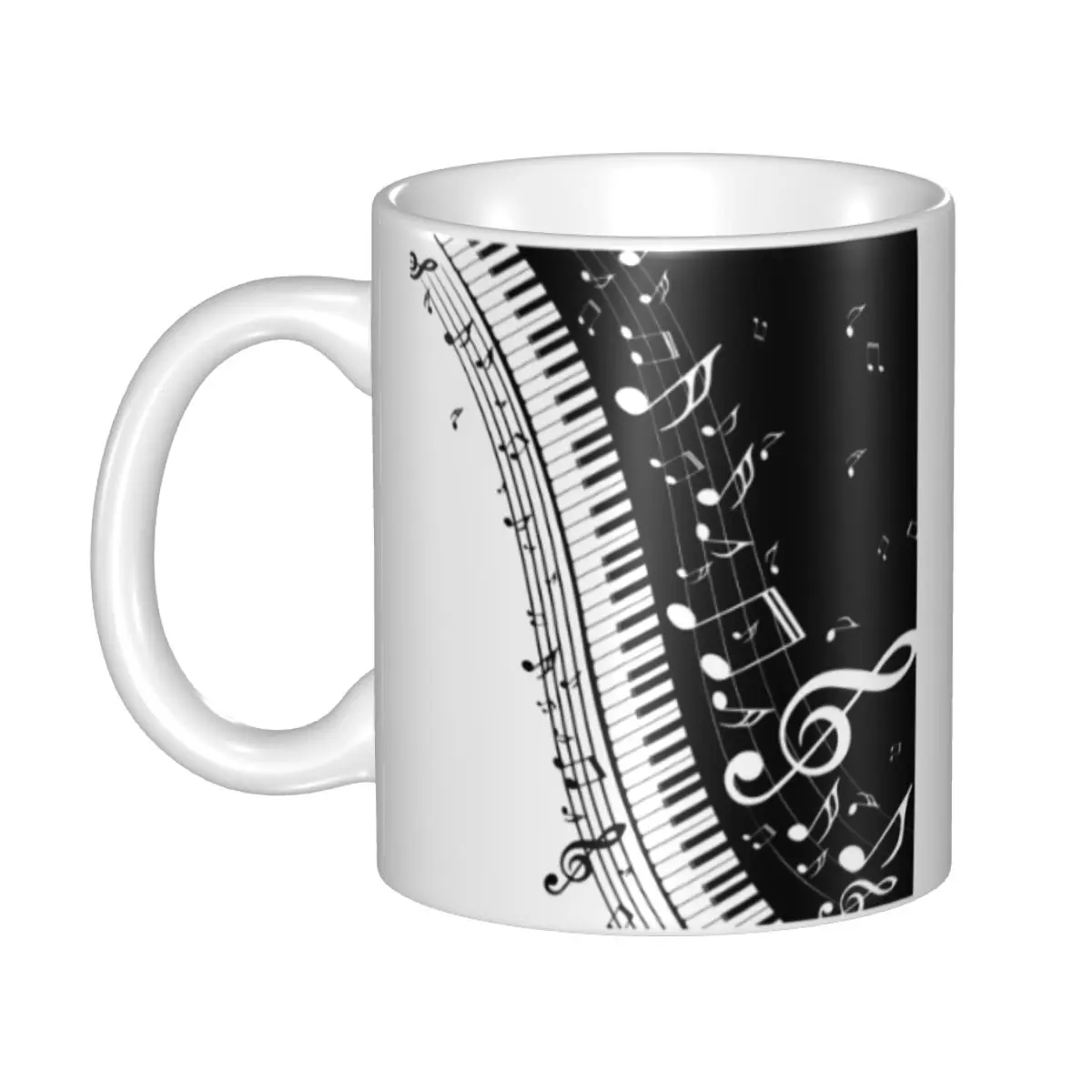 DIY Piano Keyboard Musical Notes Ceramic Mug Personalized Coffee Cups Creative Present
DIY Piano Keyboard Musical Notes Ceramic Mug Personalized Coffee Cups Creative Present