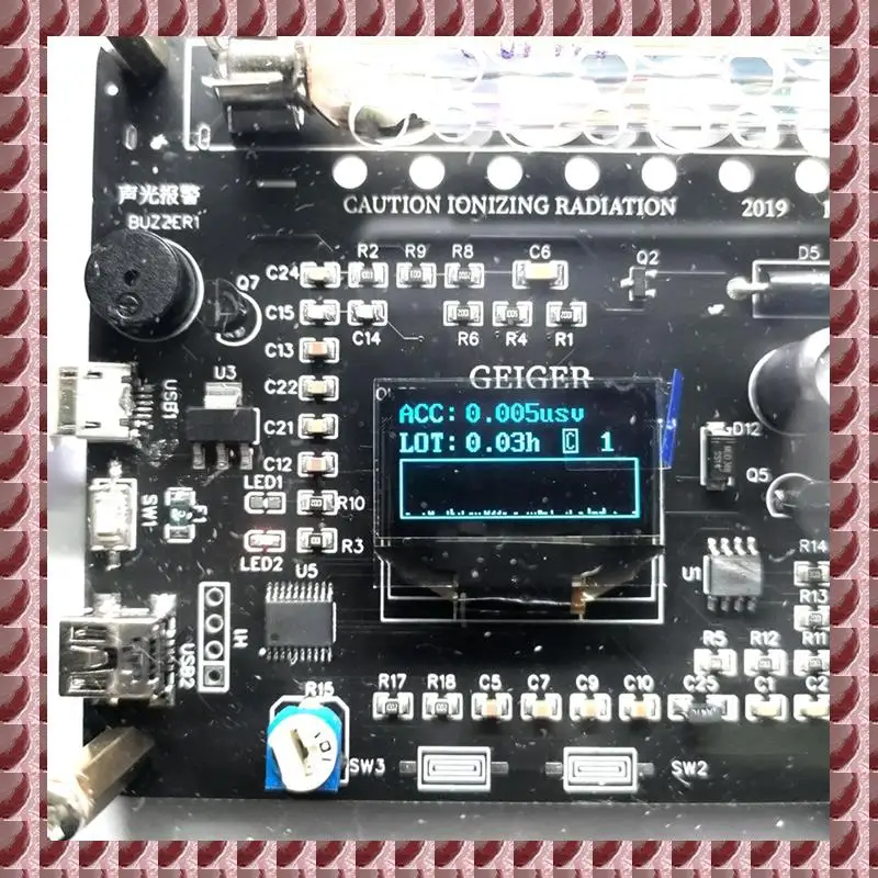 A95G DIY Geiger Counter Kit Assembled Module Nuclear Radiation Detector X Γ Β Rays Detecting OLED Display Radiation Tester Durab
A95G DIY Geiger Counter Kit Assembled Module Nuclear Radiation Detector X Γ Β Rays Detecting OLED Display Radiation Tester Durab