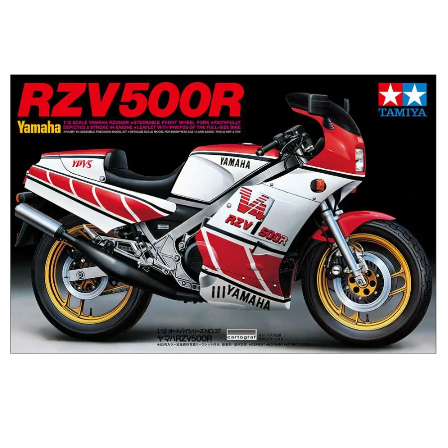 Tamiya TA14037 1/12 Scale Motorcycle Model Kit YAMAHA RZV500R-Hot New
Tamiya TA14037 1/12 Scale Motorcycle Model Kit YAMAHA RZV500R-Hot New