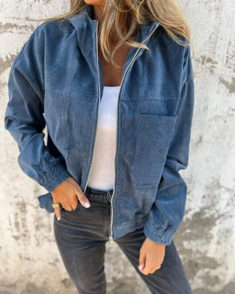Oversized Women's Hooded Jackets Casual Trendy Long Sleeve Pockets Zip Up Coat Fall Winter Solid Color Harajuku Hoodie Jacket
Oversized Women's Hooded Jackets Casual Trendy Long Sleeve Pockets Zip Up Coat Fall Winter Solid Color Harajuku Hoodie Jacket