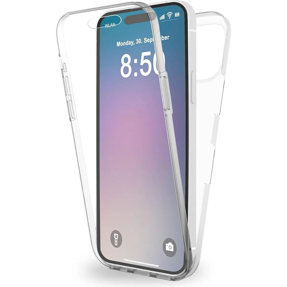 360 Full Body Cover Shockproof Case For iPhone 16E 16 15 14 13 12 11 Pro Max Plus Mini Clear PC Hard Cover Silicone Soft Shell
360 Full Body Cover Shockproof Case For iPhone 16E 16 15 14 13 12 11 Pro Max Plus Mini Clear PC Hard Cover Silicone Soft Shell