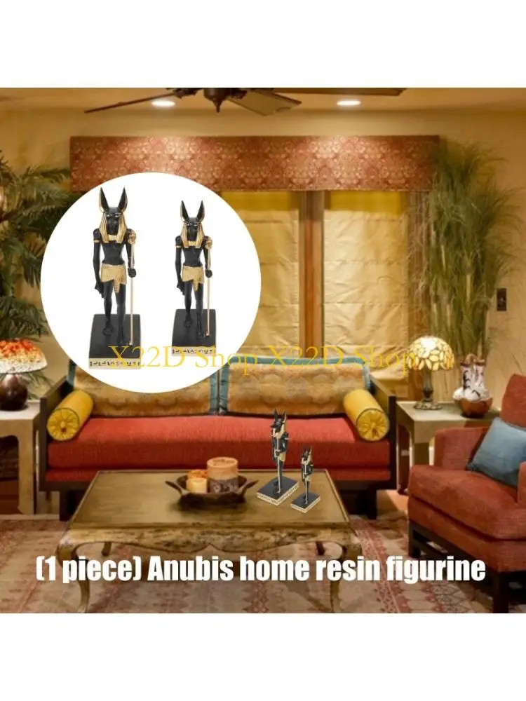 X22D Anubis Holding Cobras Head Scepter Statue Egyptian Mystical Character Figurine Collectible Ornament Table Centerpieces
X22D Anubis Holding Cobras Head Scepter Statue Egyptian Mystical Character Figurine Collectible Ornament Table Centerpieces