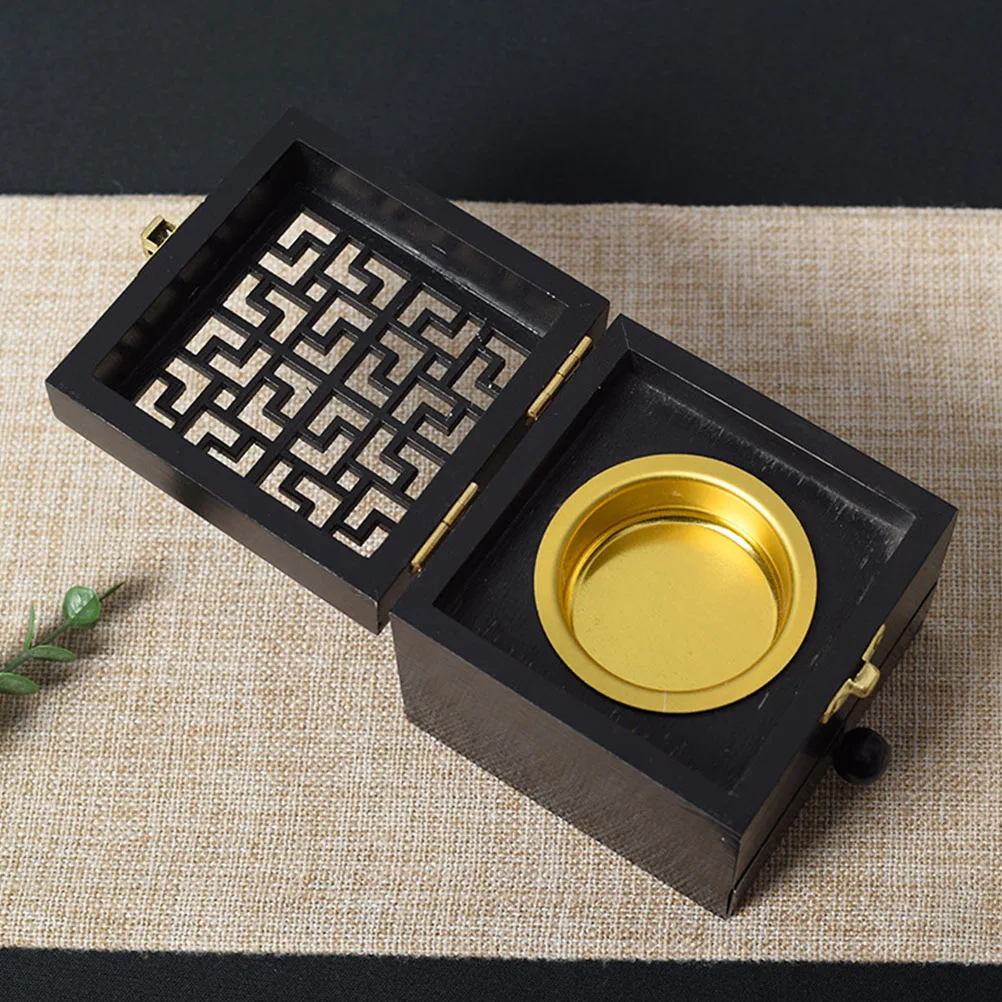Wooden Incense Box Alloy Aromatherapy Burner Vintage Home Decor Scented Stick Storage Container Holder Box Tray
Wooden Incense Box Alloy Aromatherapy Burner Vintage Home Decor Scented Stick Storage Container Holder Box Tray