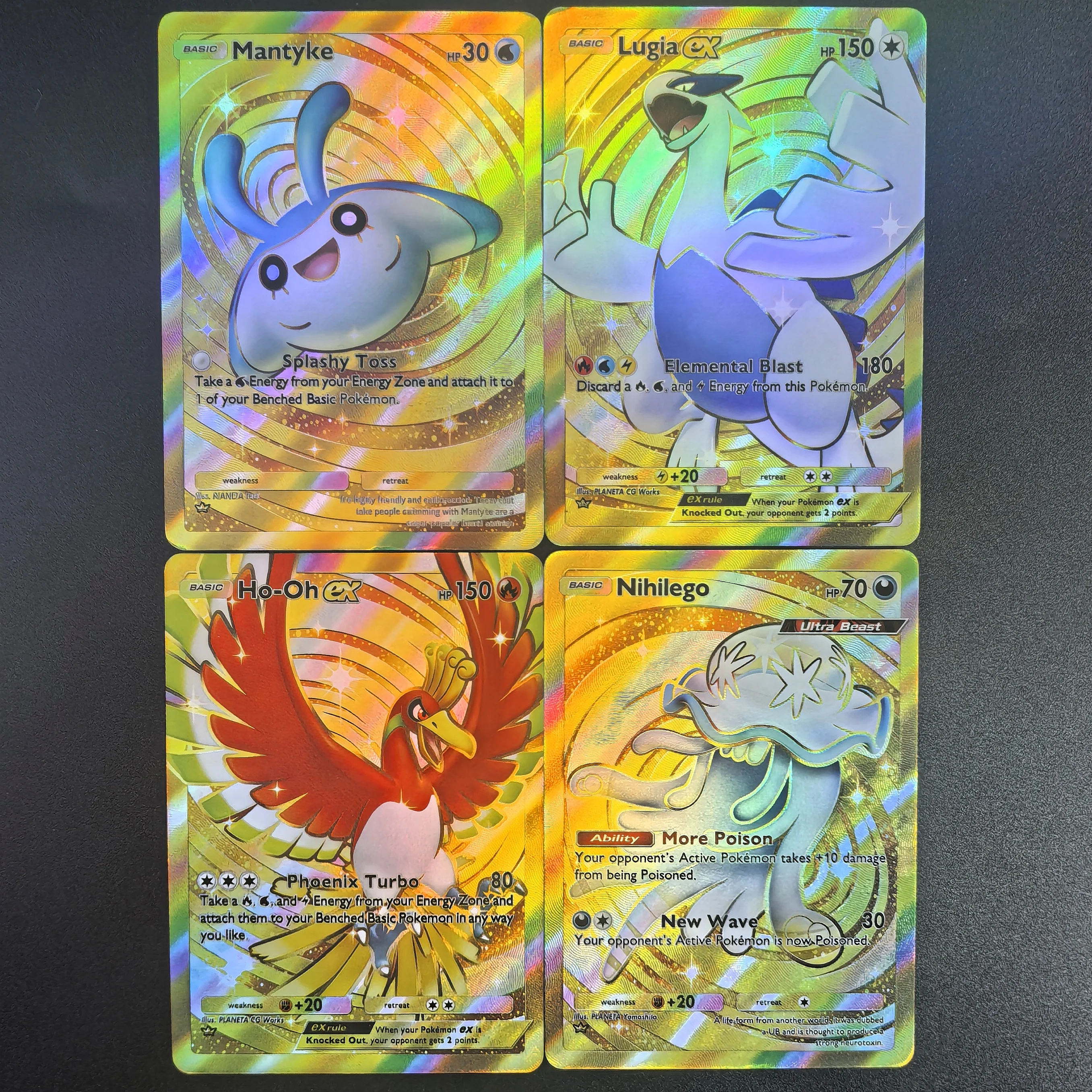 Pokemon POCKET Английские коллекционные карты Lugia Nihannu Ho-OH EX Mantyke Самодельная одиночная карта Классическая игра Аниме Карты Подарочные игрушки
Pokemon POCKET Английские коллекционные карты Lugia Nihannu Ho-OH EX Mantyke Самодельная одиночная карта Классическая игра Аниме Карты Подарочные игрушки