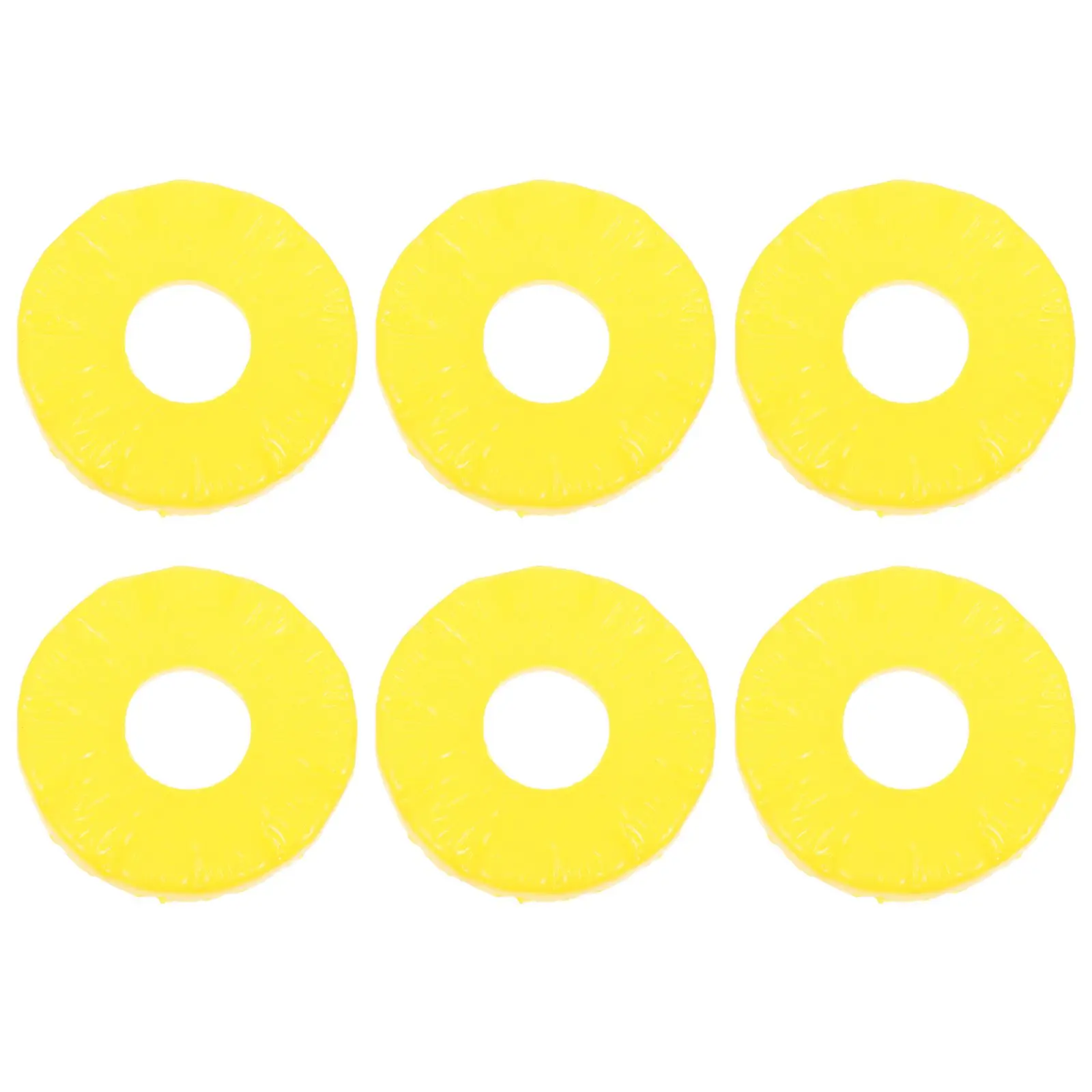 6pcs Artificial Pineapple Slices Decor Lifelike Plastic Fruits for Home Office Photo Props Fruit Basket Fillers Fake
6pcs Artificial Pineapple Slices Decor Lifelike Plastic Fruits for Home Office Photo Props Fruit Basket Fillers Fake