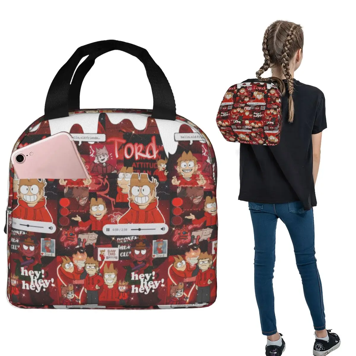 Eddsworld Insulated Lunch Bag for Women Children Portable Food Boxes Thermal Lunch Box Tote
Eddsworld Insulated Lunch Bag for Women Children Portable Food Boxes Thermal Lunch Box Tote