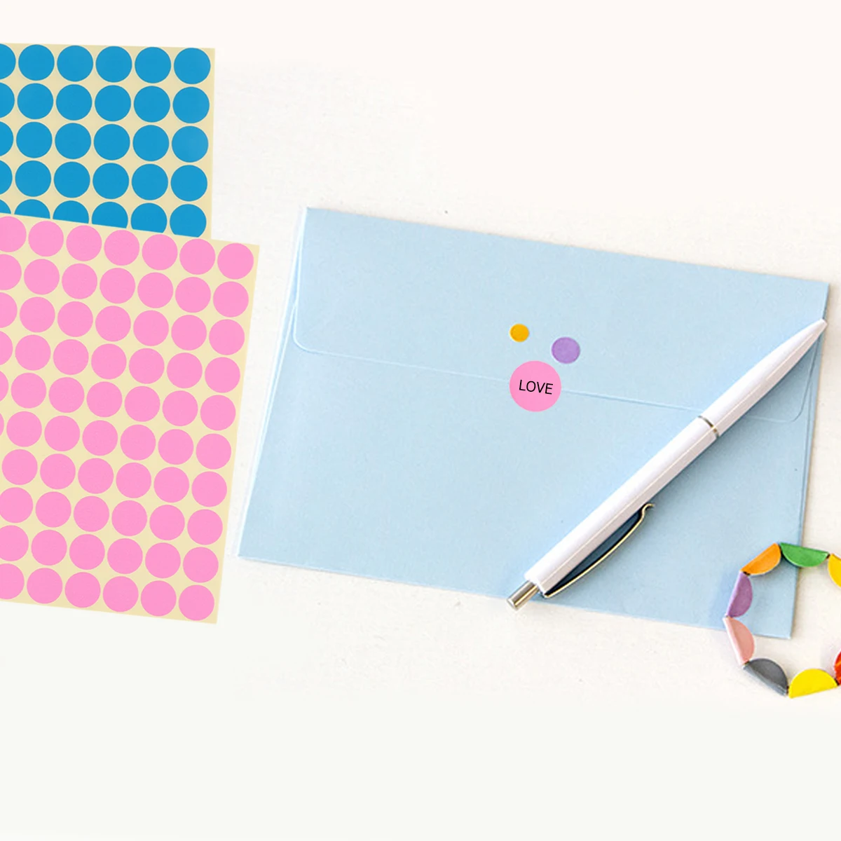 30 листов самоклеящихся круглых наклеек, универсальные, для маркировки контейнеров, папок, мероприятий, 19 мм, синие, розовые
30 листов самоклеящихся круглых наклеек, универсальные, для маркировки контейнеров, папок, мероприятий, 19 мм, синие, розовые