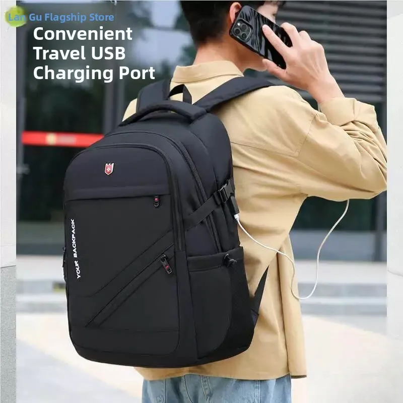 Large Capacity Men's Backpack Double Shoulder Bag for Junior And High School Students University Students Computer Bag Travel...
Large Capacity Men's Backpack Double Shoulder Bag for Junior And High School Students University Students Computer Bag Travel...