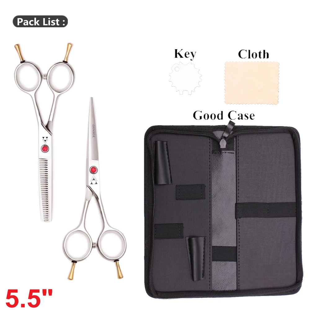 5.5 Professional Hair Cutting Scissor Hairdressing Scissors Kit Hair Straight Thinning Scissors Barber Salon Styling Tools 1012#
5.5 Professional Hair Cutting Scissor Hairdressing Scissors Kit Hair Straight Thinning Scissors Barber Salon Styling Tools 1012#