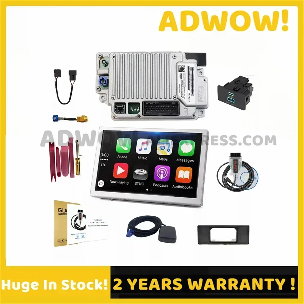 New Factory SYNC2 to SYNC3 Upgrade Kit APIM Module Antenna Carplay GPS Navigation Fit for Ford Lincoln Sync 3 HC3T-14F014-BD
New Factory SYNC2 to SYNC3 Upgrade Kit APIM Module Antenna Carplay GPS Navigation Fit for Ford Lincoln Sync 3 HC3T-14F014-BD