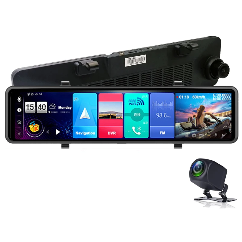 Zimtop 2020 New 12" Car Rearview Mirror 4G Android 8.1 Dash Cam GPS Navigation ADAS Full HD 1080P Car Video Camera Recorder DVR
Zimtop 2020 New 12" Car Rearview Mirror 4G Android 8.1 Dash Cam GPS Navigation ADAS Full HD 1080P Car Video Camera Recorder DVR
