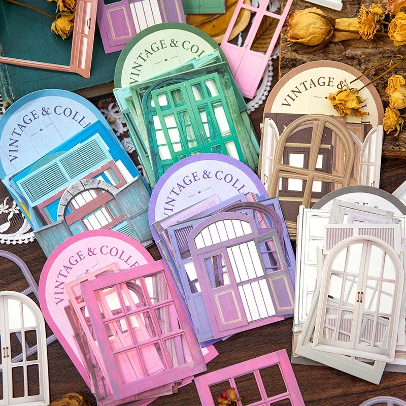 30Sheets Hollowed Out Windows Doors Note Pads Time Gate Handbook Writing Decorative Notebook Scrapbook 148*100MM
30Sheets Hollowed Out Windows Doors Note Pads Time Gate Handbook Writing Decorative Notebook Scrapbook 148*100MM