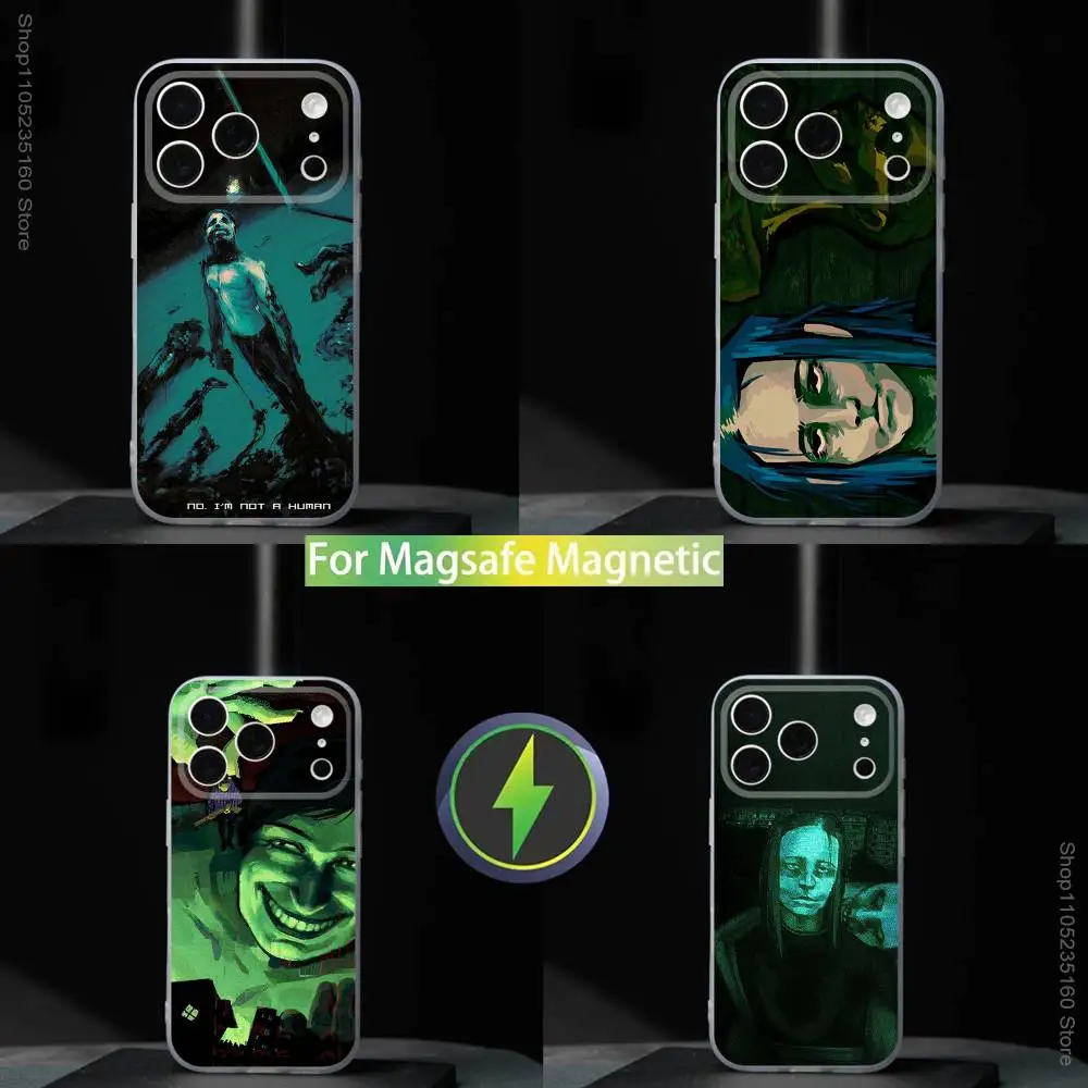 Intruder No I am Not a Human For iPhone 17,16,15,14,13,12,11,Pro,Max,Plus,Mini,SE4,E Magnetic For Magsafe Wireless Phone Case
Intruder No I am Not a Human For iPhone 17,16,15,14,13,12,11,Pro,Max,Plus,Mini,SE4,E Magnetic For Magsafe Wireless Phone Case