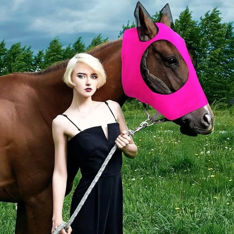 Breathable Horse Fly Mask Anti Mosquito Insect Protective Cover Equestrian Riding Horse Face Mask Equine Supplies
Breathable Horse Fly Mask Anti Mosquito Insect Protective Cover Equestrian Riding Horse Face Mask Equine Supplies