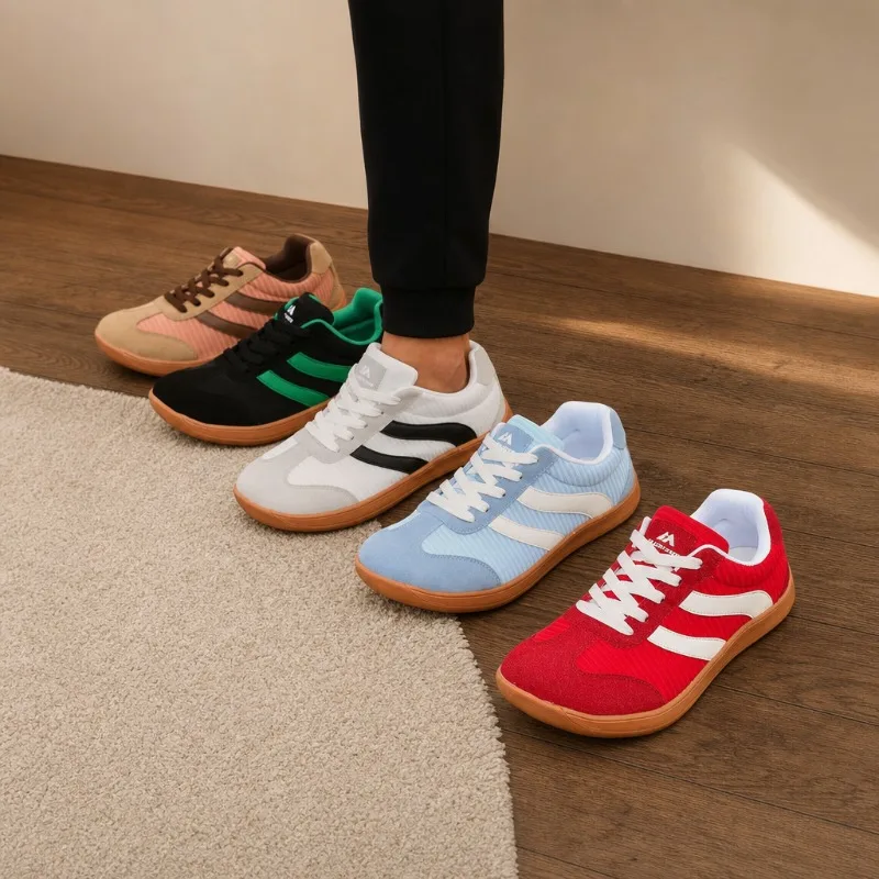 New Barefoot Wide Toe Sneakers Men's Women's Minimalist Traning Shoes Retro Outdoor Breathable Non-slip Walking Shoes Sneakers
New Barefoot Wide Toe Sneakers Men's Women's Minimalist Traning Shoes Retro Outdoor Breathable Non-slip Walking Shoes Sneakers