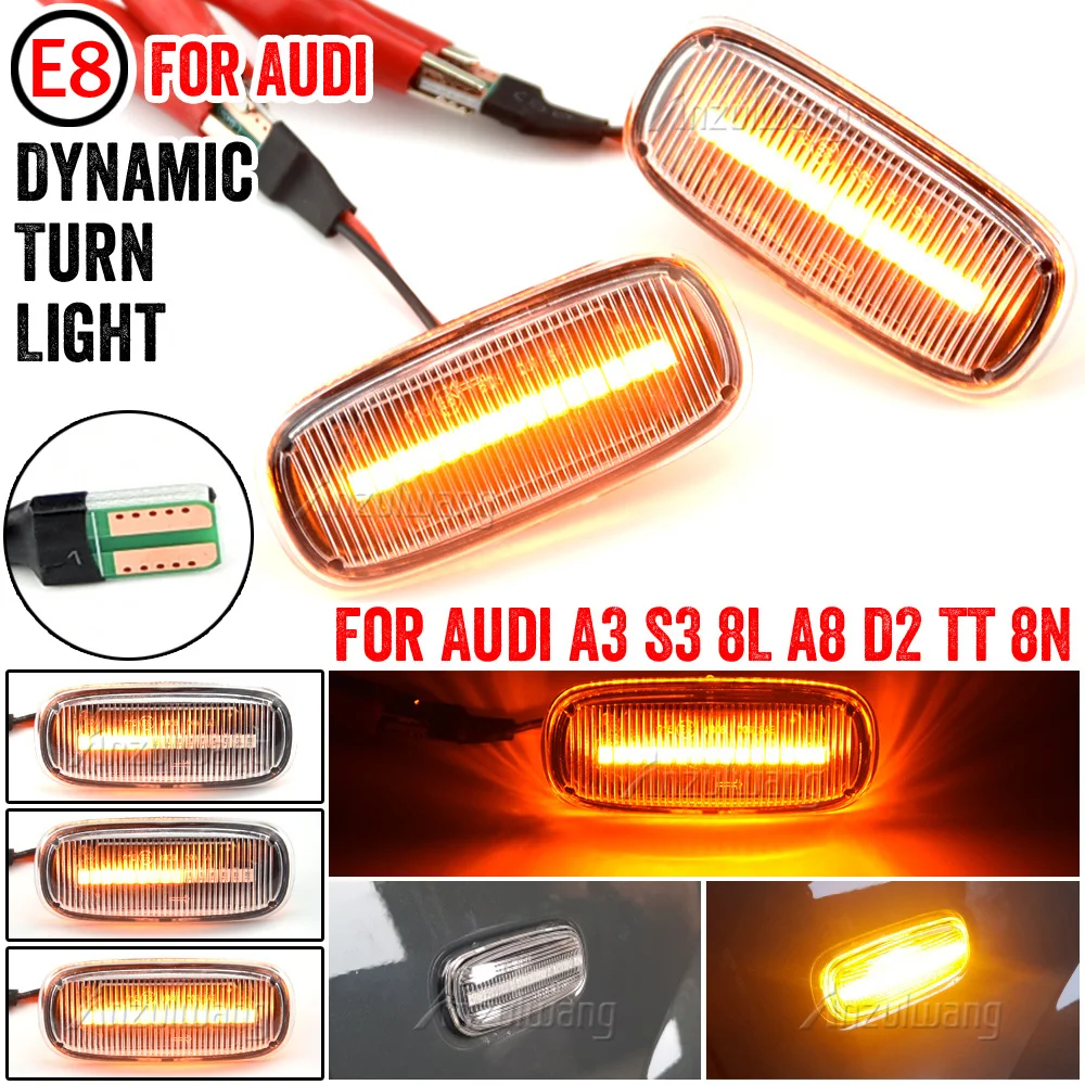 1 Pair LED Dynamic Side Marker Turn Signal Lights Indicator Lamps 8n0 949 127a For Audi A3 S3 8L 00-03 A8 D2 99-02 TT 8N 00-06
1 Pair LED Dynamic Side Marker Turn Signal Lights Indicator Lamps 8n0 949 127a For Audi A3 S3 8L 00-03 A8 D2 99-02 TT 8N 00-06