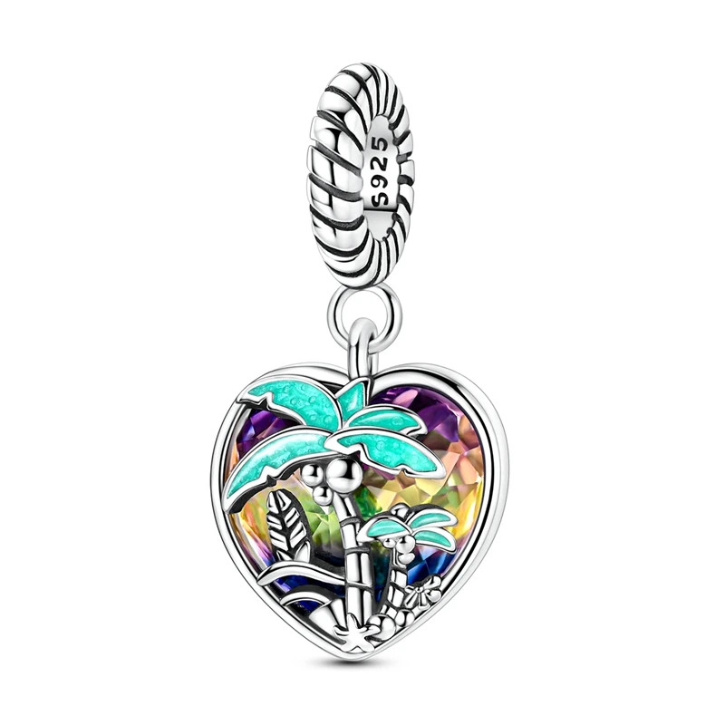 925 Sterling Silver Setting Sun Coconut Tree Charms Beads Fit Original 925 Bracelet Making Gift for Woman Jewelry Diy Pendant 
925 Sterling Silver Setting Sun Coconut Tree Charms Beads Fit Original 925 Bracelet Making Gift for Woman Jewelry Diy Pendant
