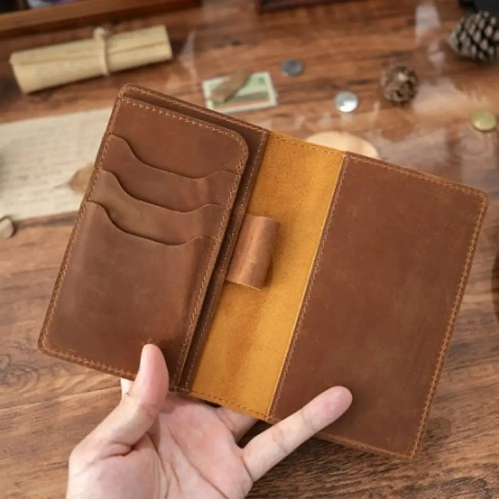 Crazy Horse Leather Genuine Leather Notebook Pen Slot Portable ID Credit Card Holder Multi Card Slots Ultra Thin
Crazy Horse Leather Genuine Leather Notebook Pen Slot Portable ID Credit Card Holder Multi Card Slots Ultra Thin