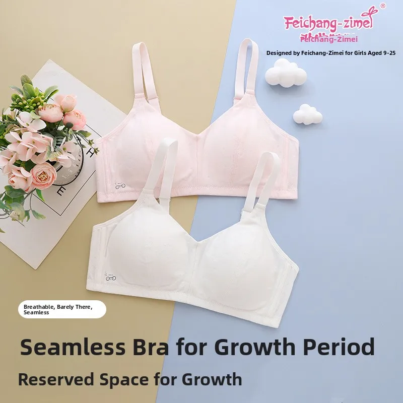 Comfortable Three-Stage Bra for High School Girls Youth Development Fixed Cup Breathable Underwear Suitable for Teens
Comfortable Three-Stage Bra for High School Girls Youth Development Fixed Cup Breathable Underwear Suitable for Teens