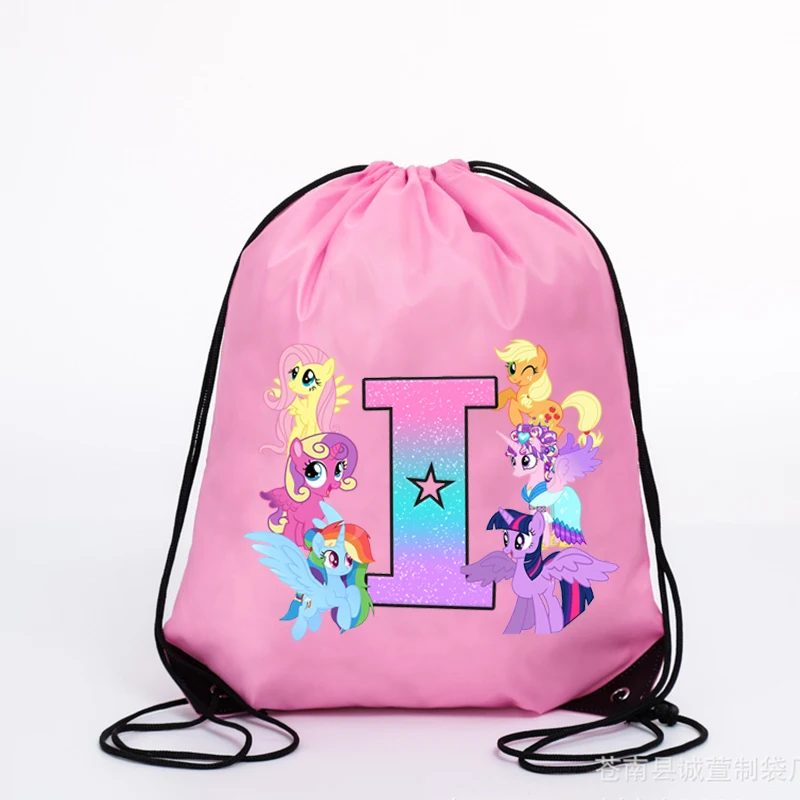 Рюкзак My Little Pony Letter A-Z на шнурке, портативный спортивный органайзер для йоги, многоразовая сумка, складная сумка для хранения, мешок для мелочей 
Рюкзак My Little Pony Letter A-Z на шнурке, портативный спортивный органайзер для йоги, многоразовая сумка, складная сумка для хранения, мешок для мелочей
