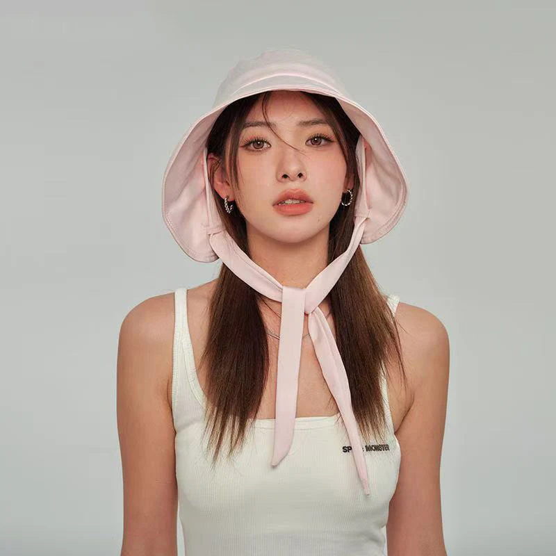 Fresh Solid Color Fashion Korean Style Women Bucket Cap Summer Sea Vacation Sunshade Beach Cap Outdoor Neck Protection Sun Hat
Fresh Solid Color Fashion Korean Style Women Bucket Cap Summer Sea Vacation Sunshade Beach Cap Outdoor Neck Protection Sun Hat