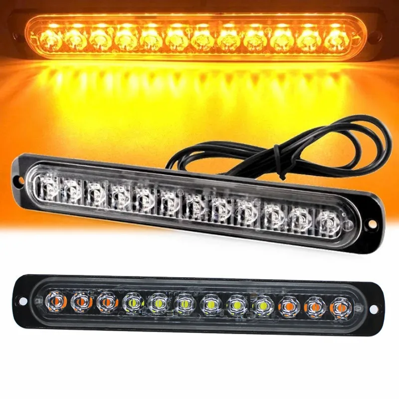 1PC Stroboscopes Strobe 12 LED Flash Light Auto 12-24V Emergency Flashing Side Marker Light Bars Constantly Bright Lights
1PC Stroboscopes Strobe 12 LED Flash Light Auto 12-24V Emergency Flashing Side Marker Light Bars Constantly Bright Lights