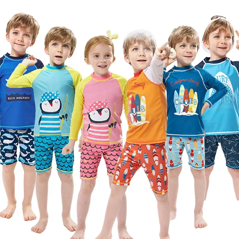 Split Long Sleeved Swimwear Sunscreen Beach Surfing Suit Quick Drying and Warm Hot Spring for Boys
Split Long Sleeved Swimwear Sunscreen Beach Surfing Suit Quick Drying and Warm Hot Spring for Boys