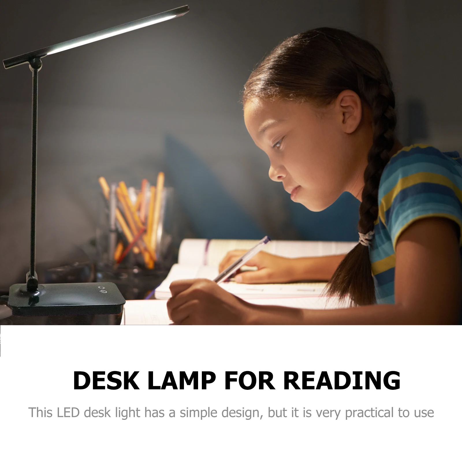 3-Level Brightness 5-Color Modes Foldable Led Touch Control Usb Desk Lamp Adjustable Eye-Protection Reading Light For Home
3-Level Brightness 5-Color Modes Foldable Led Touch Control Usb Desk Lamp Adjustable Eye-Protection Reading Light For Home