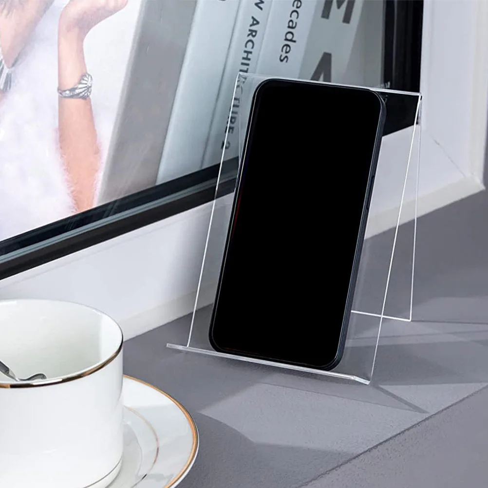 3 Pcs Book Stand Acrylic Bookshelf Magazine Display Phone Signage for Bracket School Transparent Easel Store Comic
3 Pcs Book Stand Acrylic Bookshelf Magazine Display Phone Signage for Bracket School Transparent Easel Store Comic