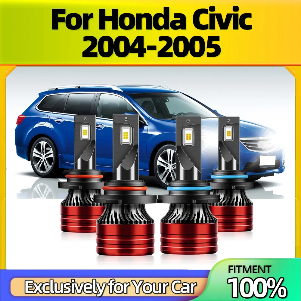 25000LM Canbus Exterior Headlight Bulbs LED White 9005 9006 High Low Bulbs Car Accessories 110W IP68 For Honda Civic 2004-2005
25000LM Canbus Exterior Headlight Bulbs LED White 9005 9006 High Low Bulbs Car Accessories 110W IP68 For Honda Civic 2004-2005