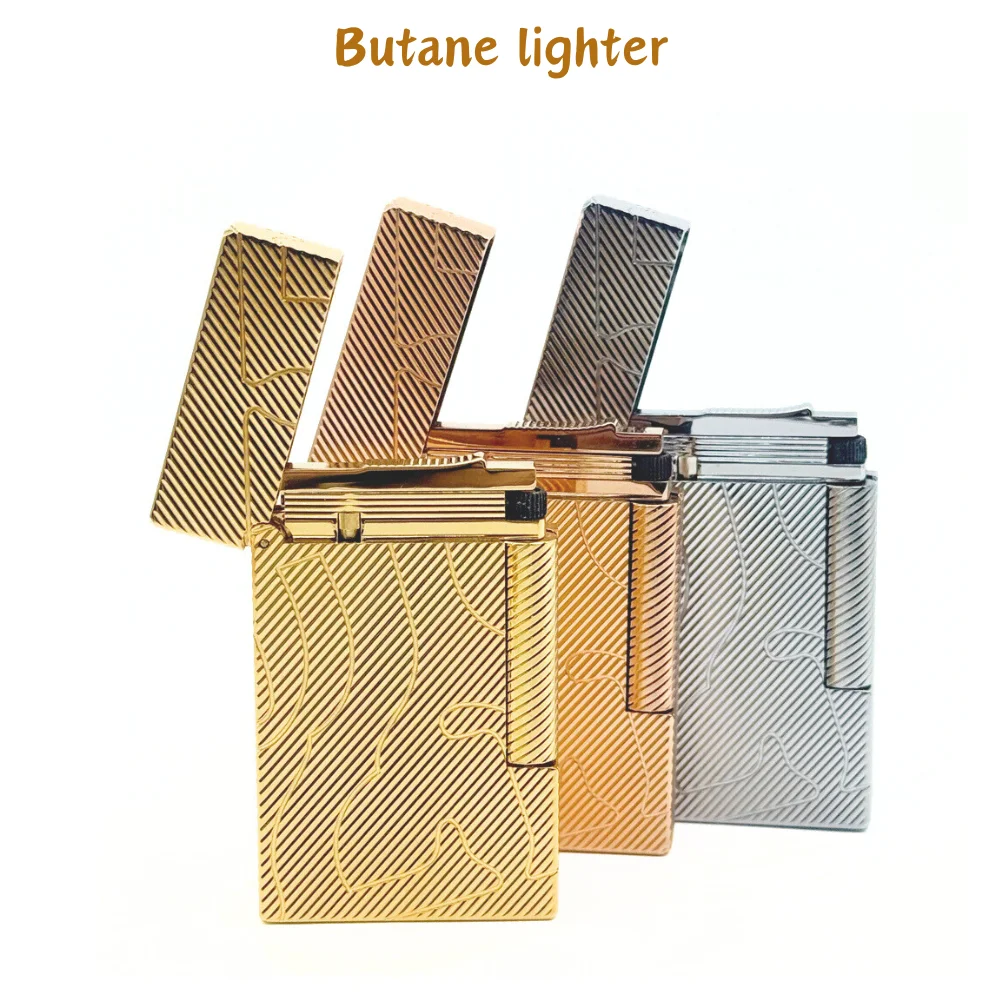 New Branded Gas Lighters Metal Engraved EUENFE Refilled Butane Smoking Cigarette Gadgets Men Birthday Gifts Collections
New Branded Gas Lighters Metal Engraved EUENFE Refilled Butane Smoking Cigarette Gadgets Men Birthday Gifts Collections