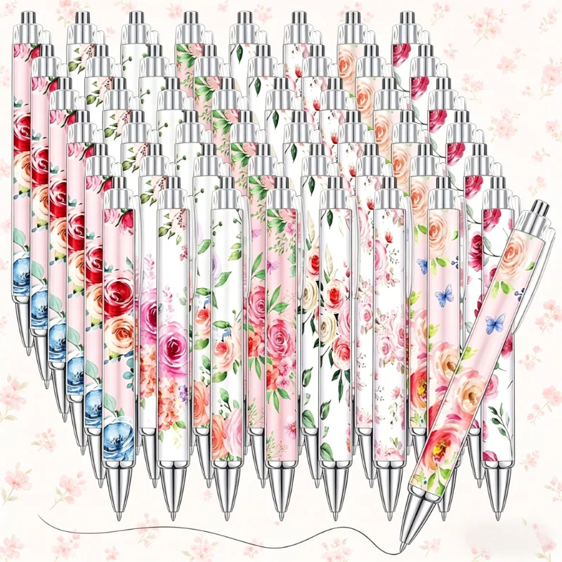 20pcs flower ballpoint pens, spring flower ballpoint pens, colorful flower press black ink pens, spring flower office supplies
20pcs flower ballpoint pens, spring flower ballpoint pens, colorful flower press black ink pens, spring flower office supplies