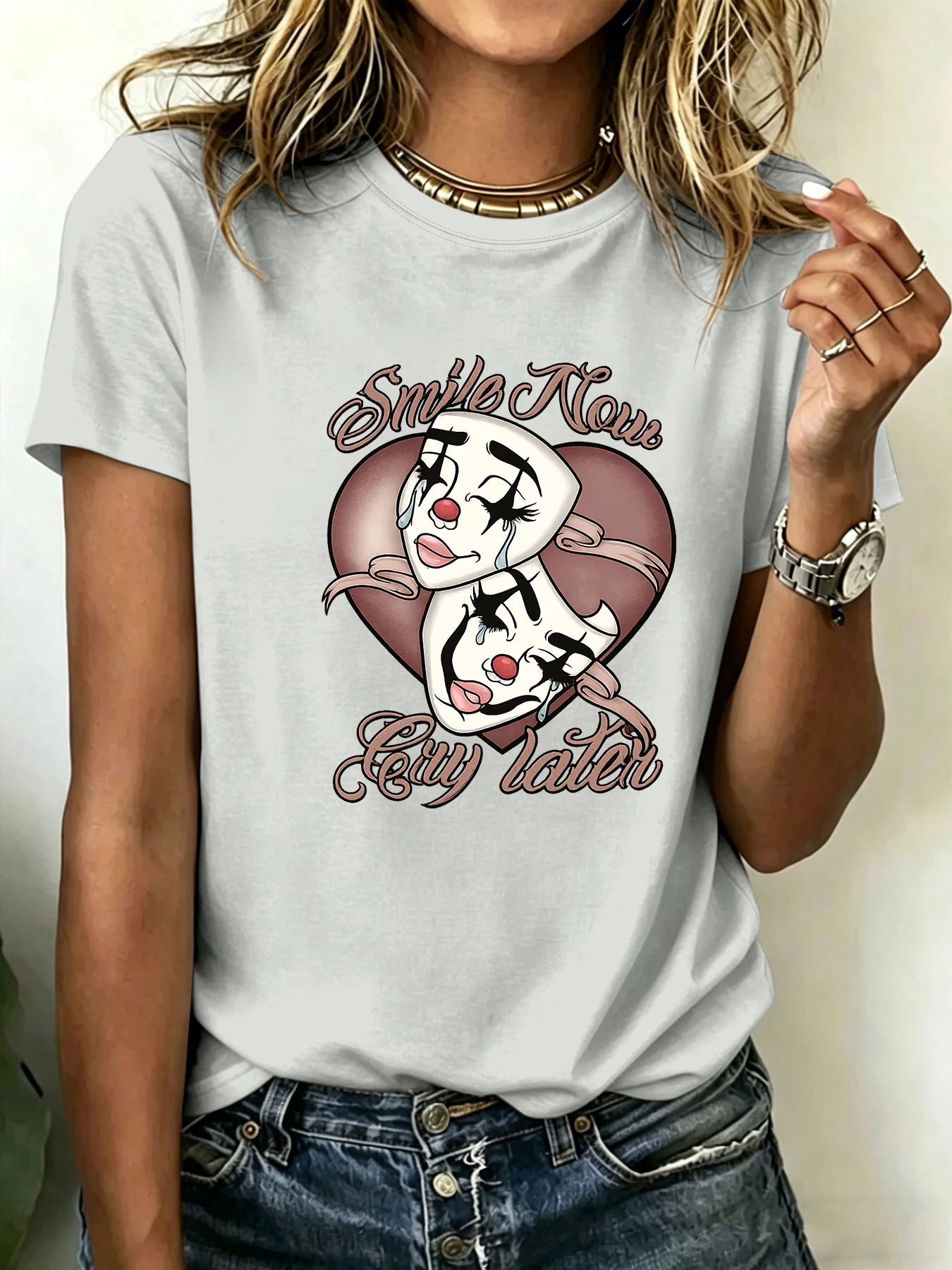 Ladies Plus Size T-shirts, Short-sleeved Printed Tops, Loose and Casual, Soft, Comfortable and Breathable, for Leisure and Sport
Ladies Plus Size T-shirts, Short-sleeved Printed Tops, Loose and Casual, Soft, Comfortable and Breathable, for Leisure and Sport