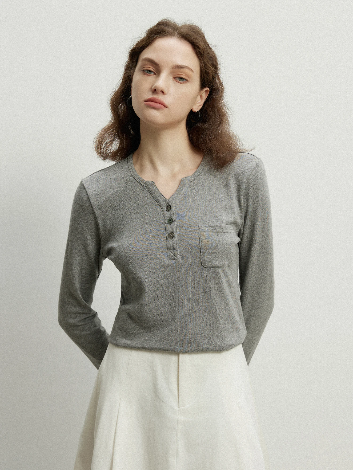 Reatic Slim Fit Long Sve V-Ne T-irt Women's Base irt Inner Wear Cotton Commute Sle Pure Color Autumn Season
Reatic Slim Fit Long Sve V-Ne T-irt Women's Base irt Inner Wear Cotton Commute Sle Pure Color Autumn Season