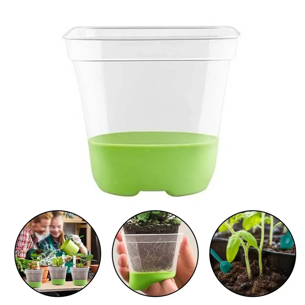 6/12 Pcs Transparent Plastic Planting Pots Breathable Transplant Pots Flower Pots Succulent Plant Pot Decorative Pot
6/12 Pcs Transparent Plastic Planting Pots Breathable Transplant Pots Flower Pots Succulent Plant Pot Decorative Pot
