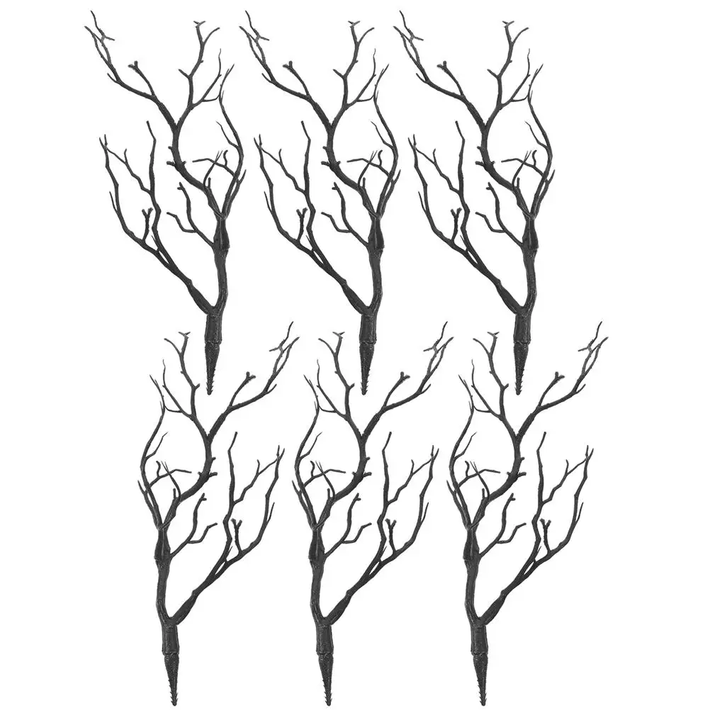 6pcs Artificial Branches Black Brown Plastic Dried Tree Stems DIY Decor Diy Tree Twigs Home Party Vase Filling
6pcs Artificial Branches Black Brown Plastic Dried Tree Stems DIY Decor Diy Tree Twigs Home Party Vase Filling