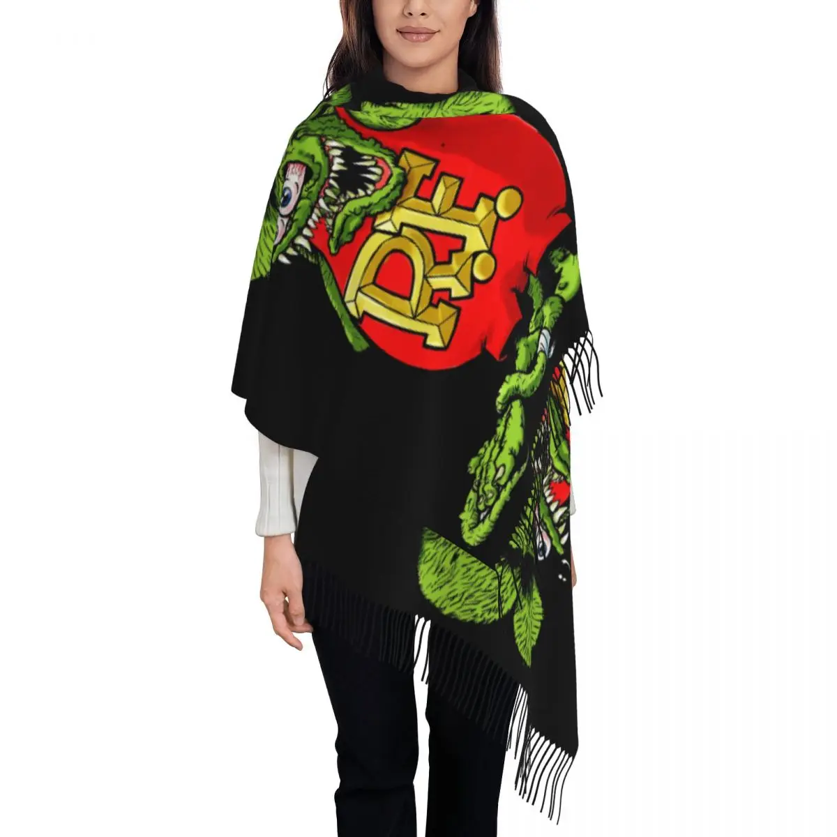 Ladies Long Anime Cartoon Rat Fink Scarves Women Winter Thick Warm Tassel Shawl Wraps Scarf
Ladies Long Anime Cartoon Rat Fink Scarves Women Winter Thick Warm Tassel Shawl Wraps Scarf