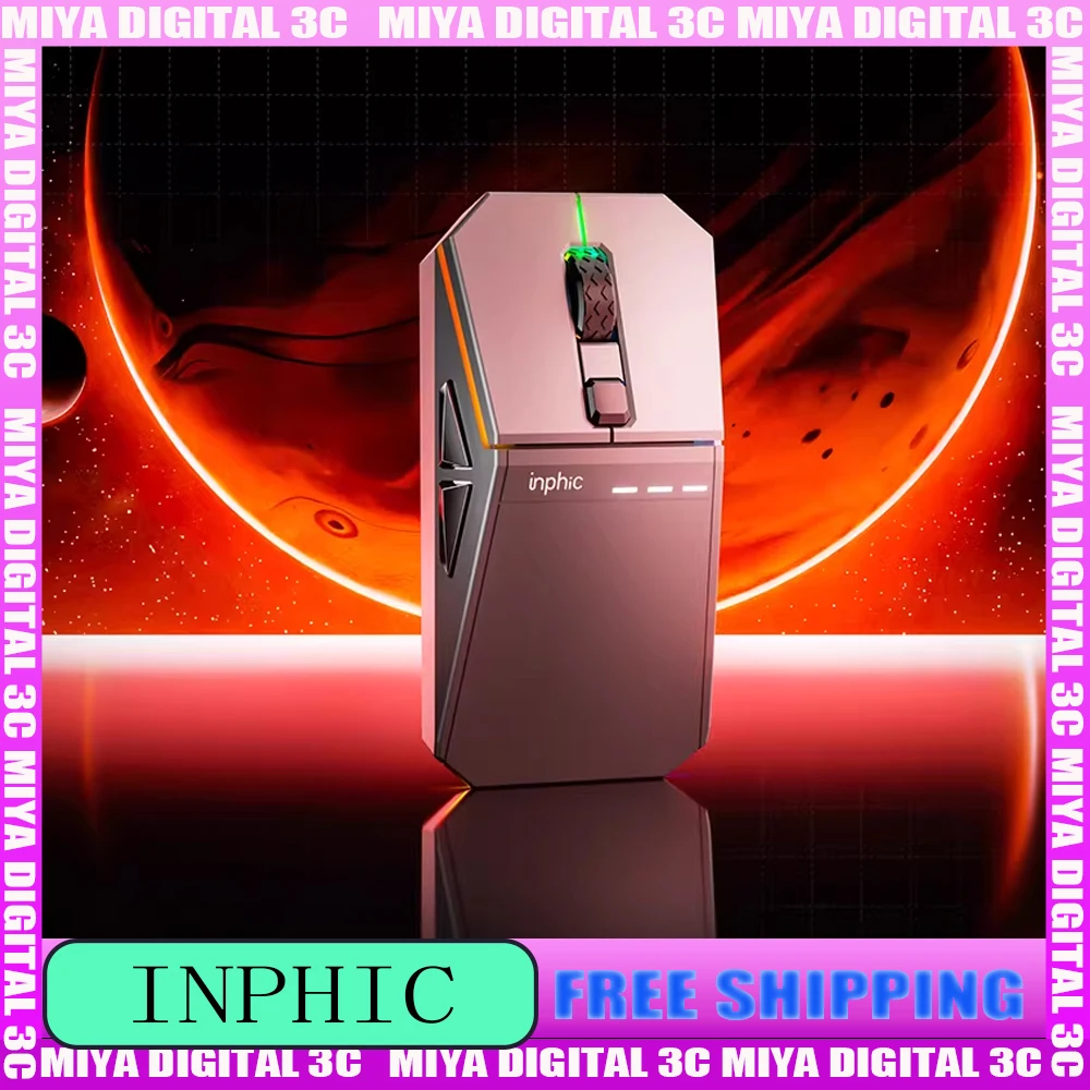 Беспроводная мышь Inphic Cyber 2.4G/Bluetooth, двухрежимная, бесшумная, игровая, RGB, 12800DPI, 500 мАч, настраиваемая, для офиса, подарок
Беспроводная мышь Inphic Cyber 2.4G/Bluetooth, двухрежимная, бесшумная, игровая, RGB, 12800DPI, 500 мАч, настраиваемая, для офиса, подарок
