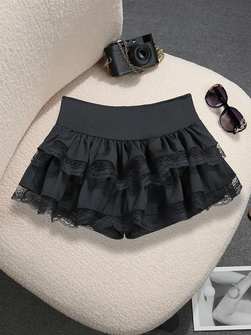 New Spring/Summer Fashion Casual Elastic Waist Solid Color Slim Fit Ball Gown Lace Above-Knee Mini Skirt,3 Colors
New Spring/Summer Fashion Casual Elastic Waist Solid Color Slim Fit Ball Gown Lace Above-Knee Mini Skirt,3 Colors